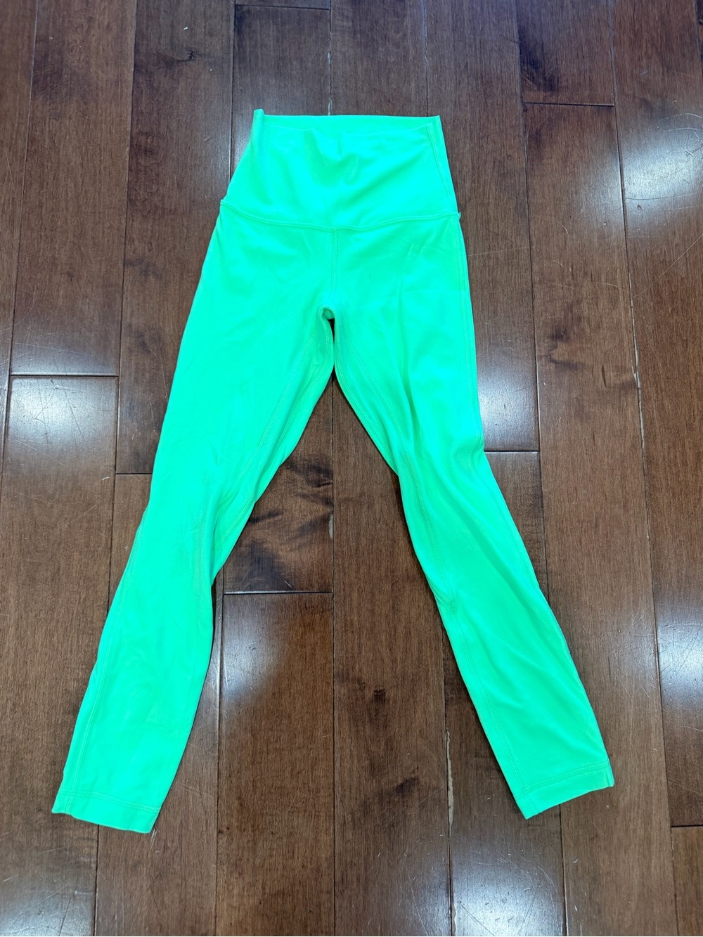lululemon athletica Bright Green High-Waist Leggings